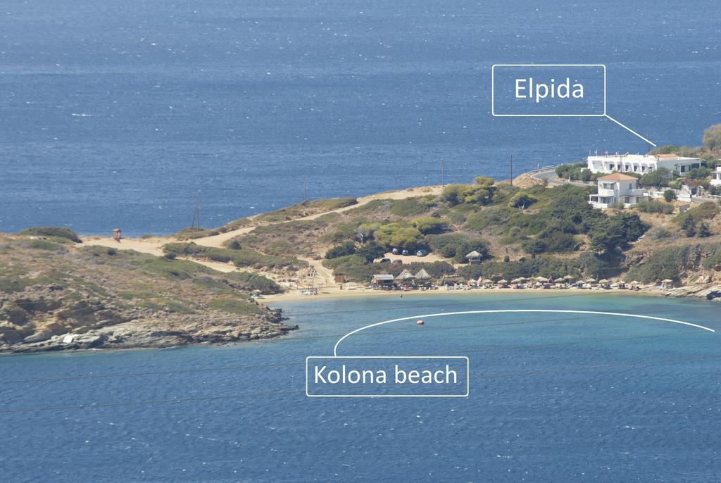 Appartement Elpida Andros à Batsíon Extérieur photo